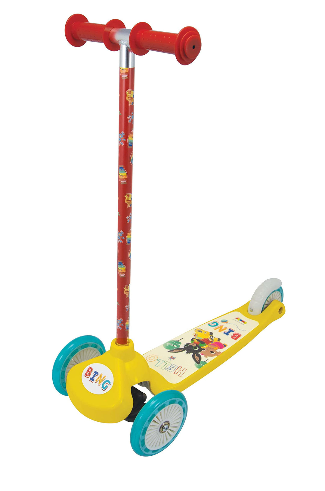 Smoby Bing 7600750220 Scooter mit DREI Rädern, 3 Jahre, Mehrfarbig