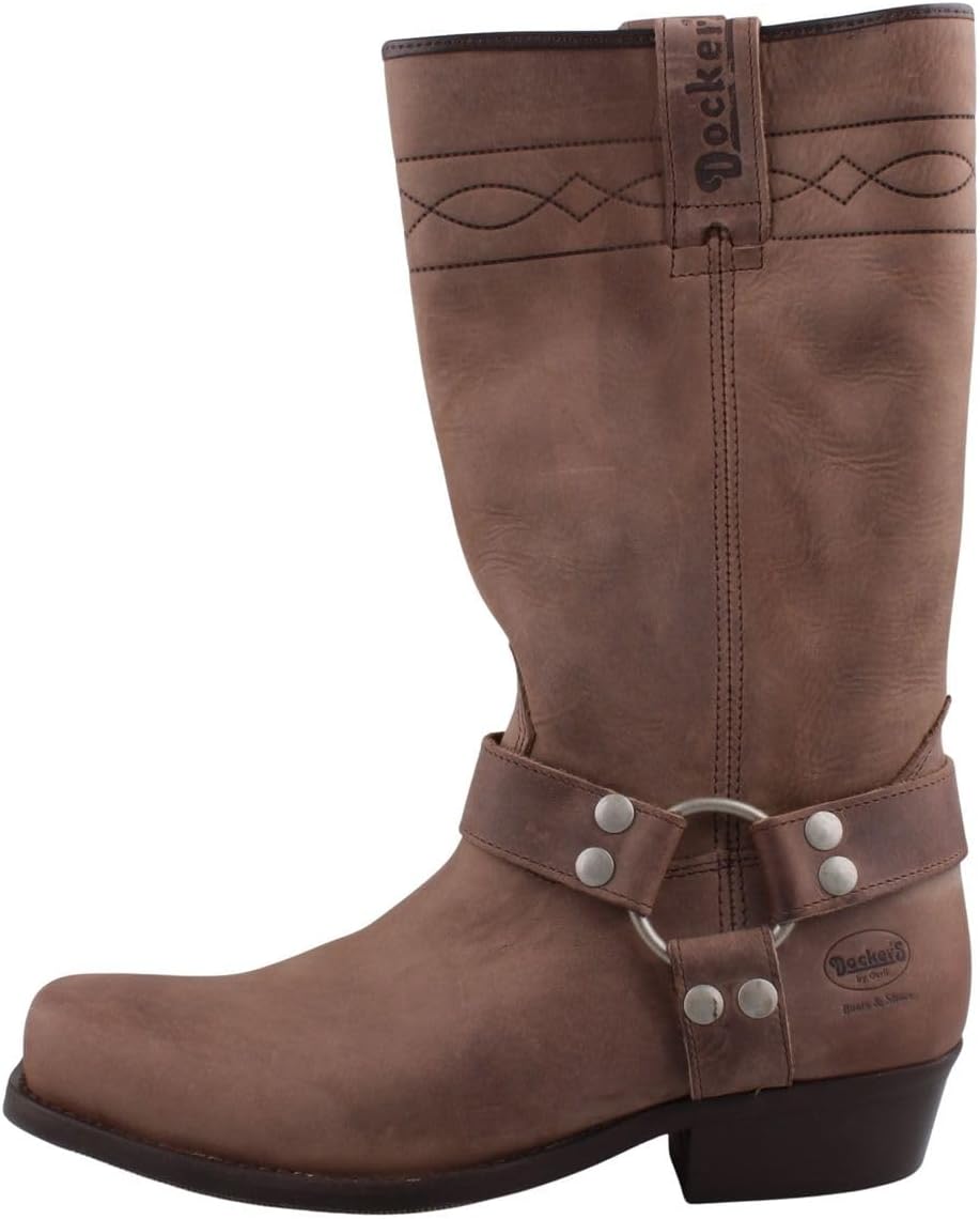 Dockers by Gerli Biker Stiefel 36 EU Hellbraun, 36 EU Hellbraun