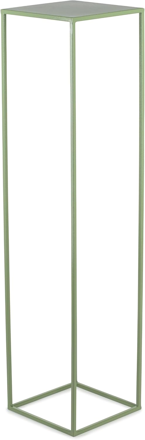 Blumenständer Metall Grün 100 cm Hoch - Solider und Robuster Blumenhocker Metall - Pflanzenständer f