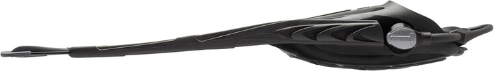 Cressi Reaction EBS Fins - Hochleistungstauchflossen mit EBS Strap L/XL (45/47) Schwarz/Silber, L/XL