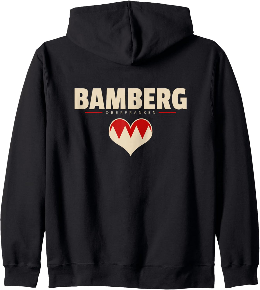 Bamberg Oberfranke Heimat im Herzen Geburtsort Kapuzenjacke