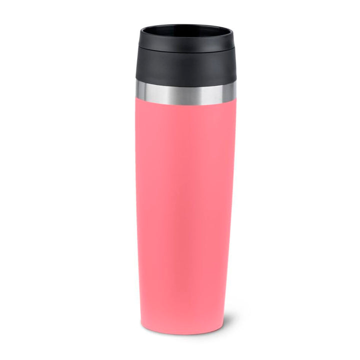 EMSA N2023950 Travel Mug Classic 0,5 Liter, neuer Komfort-Schraubverschluss, Pulverbeschichtung, Ede