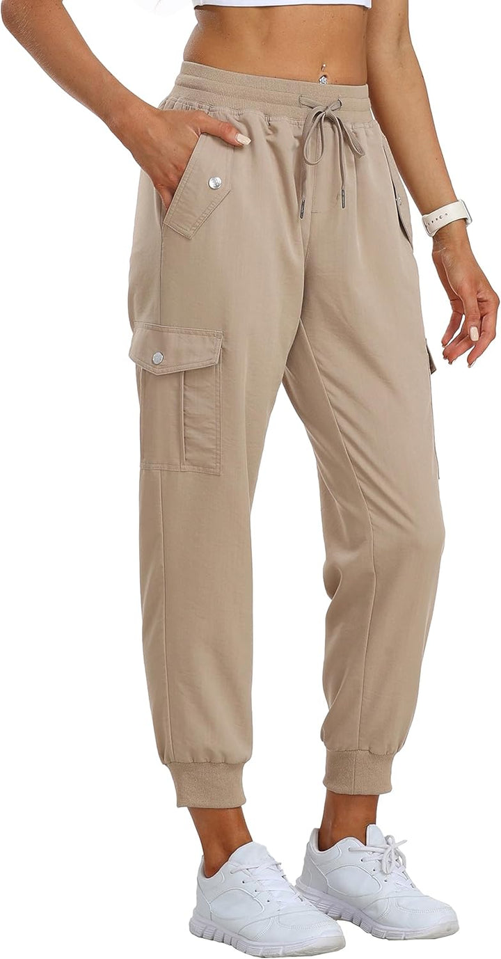 JINSHI Hosen Damen Cargohose Wanderhose Leichte Jogginghose Freizeithose Funktionshose Outdoorhose m