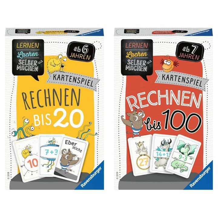 Ravensburger 80349 - Lernen Lachen Selbermachen & 80660 - Lernen Lachen Selbermachen: Rechnen bis 10