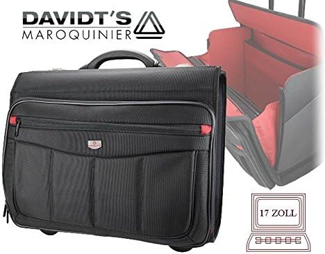 Trolley, Businesskoffer, Aktenkoffer, Pilotenkoffer, Aktentrolley mit Laptopfach, Dokumentasche, Han
