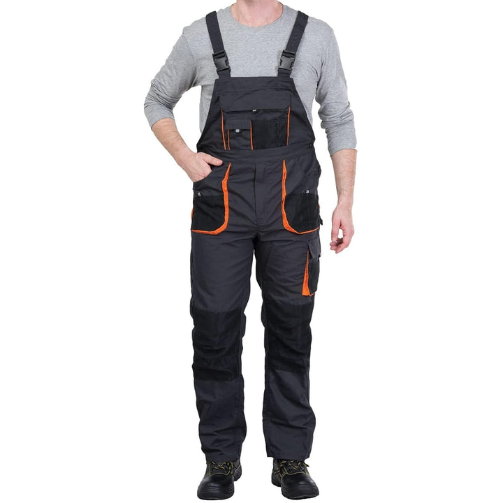 Latzhose und Latzhose für Herren, mit Knieschonern, Jacke erhältlich, perfekt für Arbeit, Mechaniker