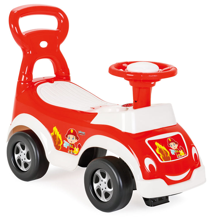 Mein erstes Auto Rutscherfahrzeug, Kinderfahrzeug mit Hupe& Staufach&Kippschutz, für drinnen und dra
