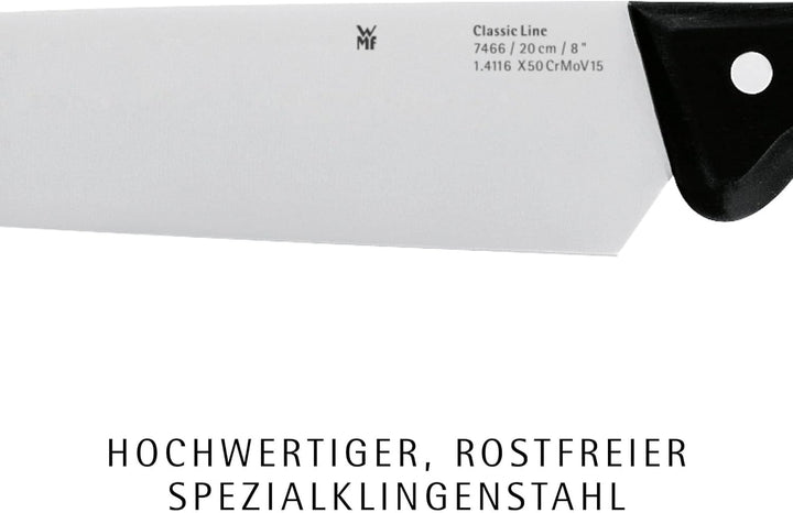 WMF Classic Line Zubereitungsmesser 27 cm, Küchenmesser, Spezialklingenstahl, Kunststoffgriff, Kling