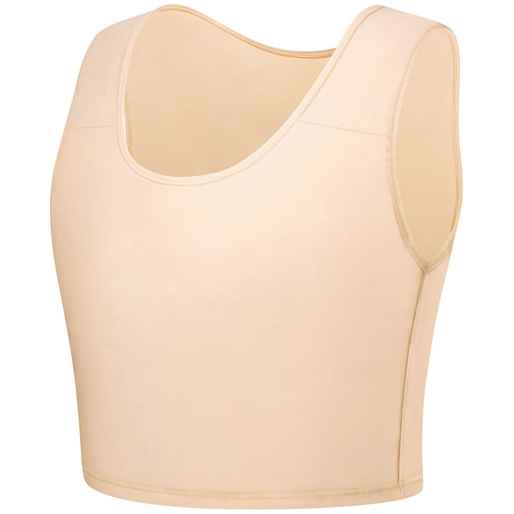 Brust Binder Transgender FTM Cosplay Atmungsaktive Halb Trans Binder Tank Top Nude XL, Nude XL