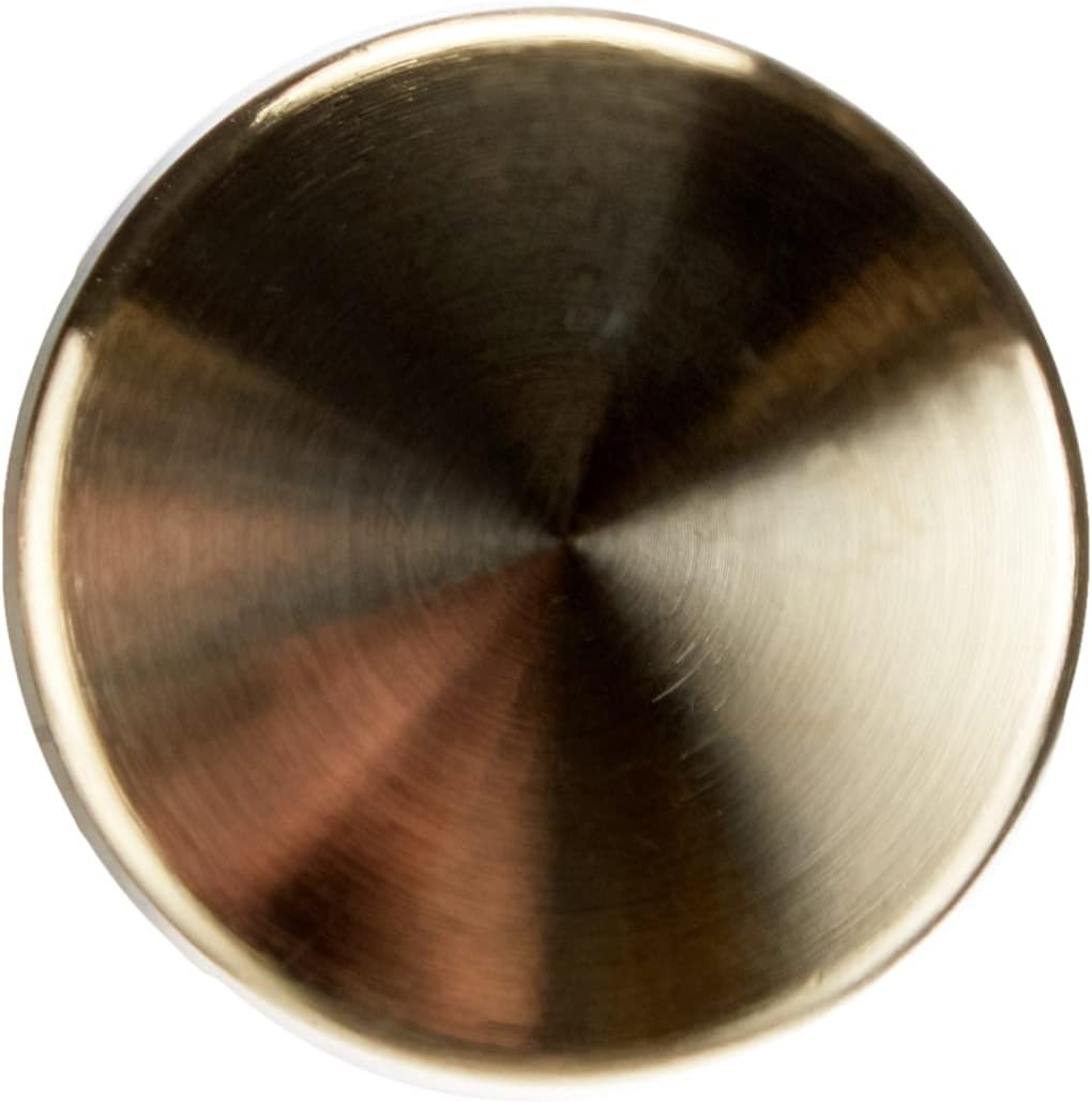 STAUB Knauf, rund, 4 cm, Messing, für Cocottes/Bräter mit Durchmesser 18-41 cm, Gold Messing 4 cm, M