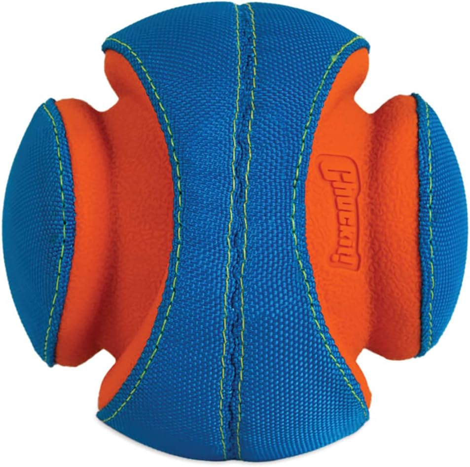 ChuckIt! Kick Fetch Hundespielzeug Ball mit Giggle Sounds, klein Small Giggler, Small Giggler