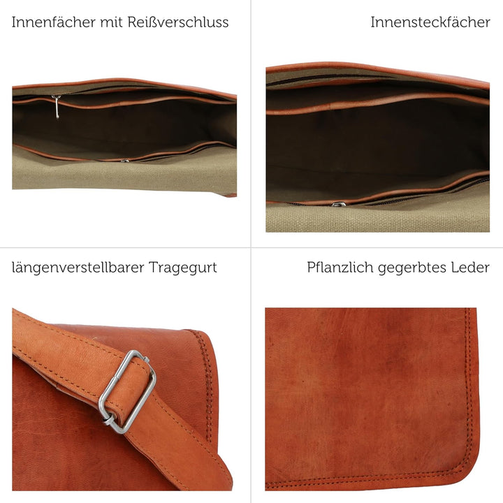 Gusti Umhängetasche Leder - Taylor 15&