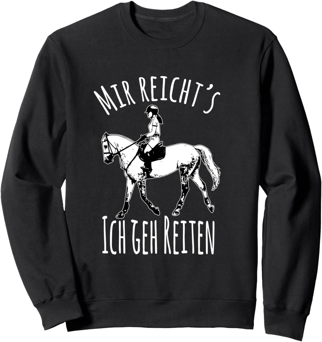 Ich geh reiten Islandpferd Friese Jungs Pony Spruch Pferdle Sweatshirt