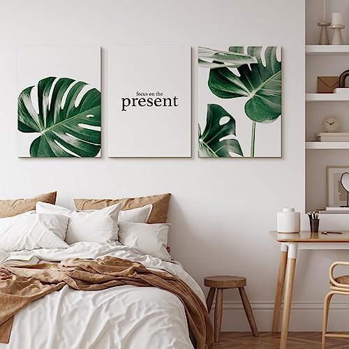 Muralo - Wandbilder Set - Leinwand Bilder Set Aufhängefertig - Bilder für Wohnzimmer Schlafzimmer -