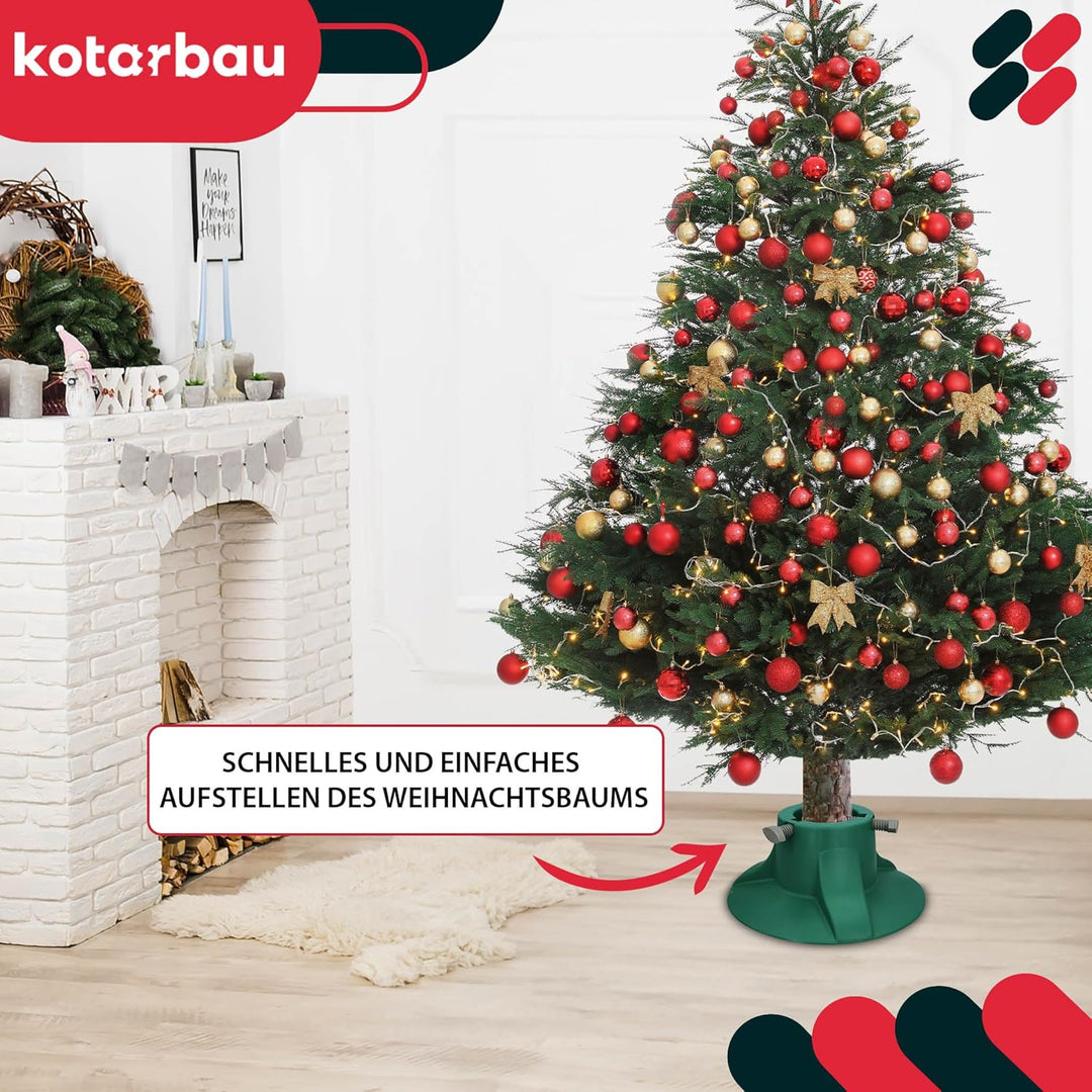 KOTARBAU® Weihnachtsbaumständer - Christbaumständer - für Baumhöhe bis 2,7 m - Tannenbaumständer - K
