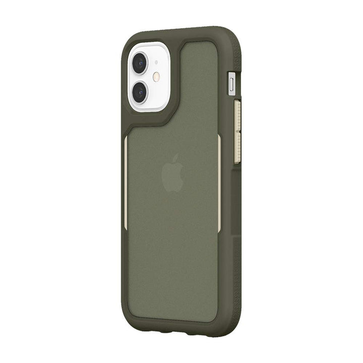 Griffin Survivor Endurance GIP-054-GBW Schutzhülle für iPhone 12 Mini, Olivgrün