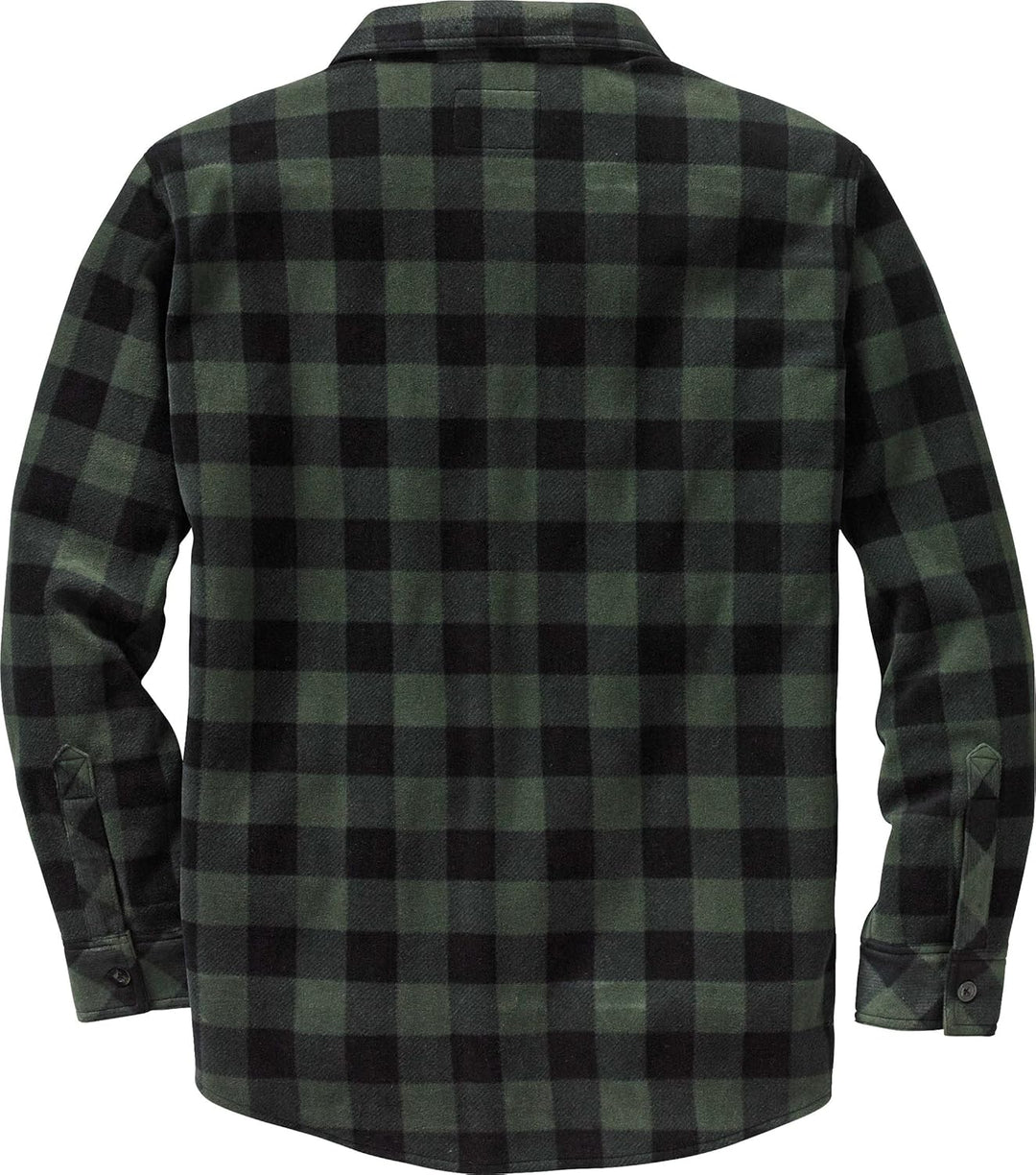 Legendary Whitetails Navigator Fleece-Herrenhemd mit Knopfleiste M Grün, M Grün