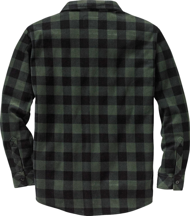 Legendary Whitetails Navigator Fleece-Herrenhemd mit Knopfleiste M Grün, M Grün