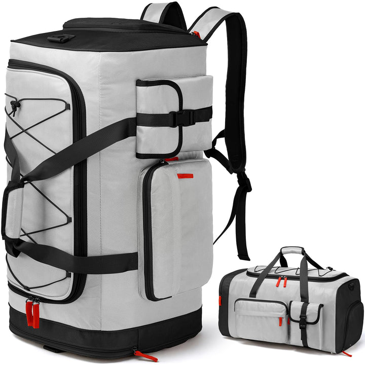 70L Sporttasche Gross Sportrucksack Herren mit Schuhfach Wochenend Sport Reisetasche mit Rucksackfun