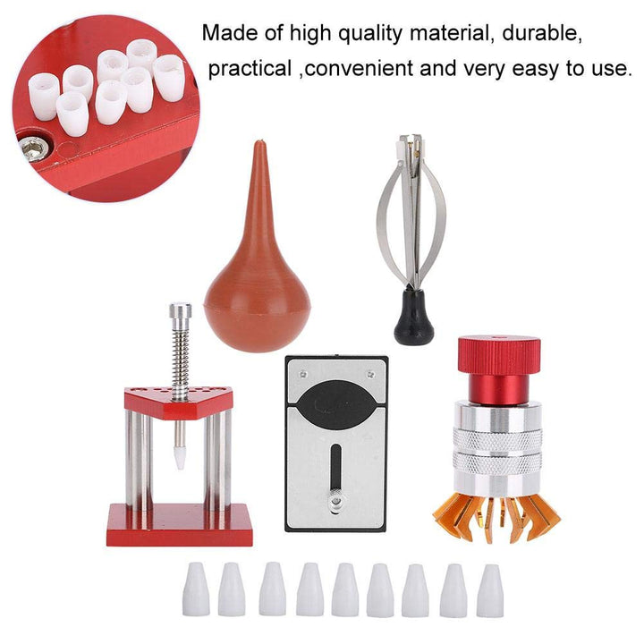 Uhrenwerkzeug, 5 Stücke Uhr Reparatur Set, Legierung Stahl Uhr Reparatur Werkzeug, Gummi Staub Luftg