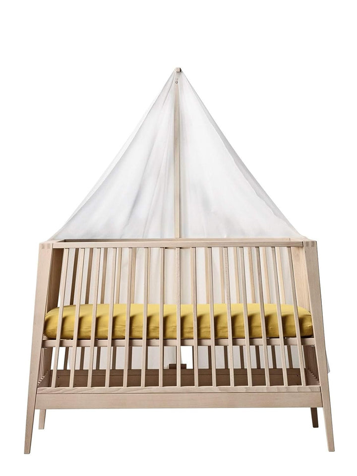 Leander Himmelgestell - Buche für Linea Babybett und Luna Babybett + Himmel in der Farbe weiss (OHNE