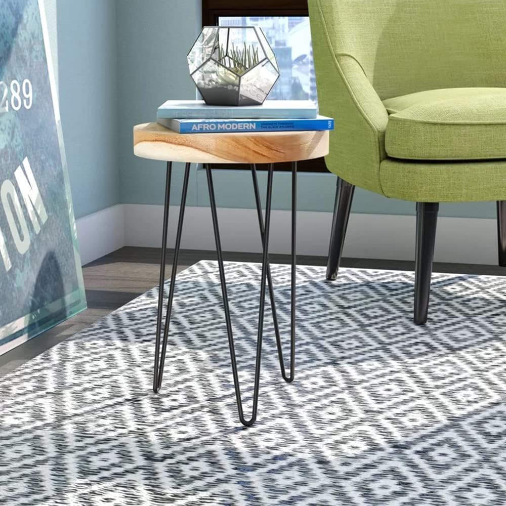 Signstek Tischbeine Möbelfüsse Metall Hairpin Legs Zwei-Stange Haarnadel Tischbeine 70cm/28’’ für Co