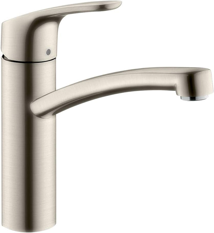 hansgrohe Focus Küchenarmatur (Wasserhahn Küche ohne Schlauchbox, 360° schwenkbar, hoher Auslauf 160