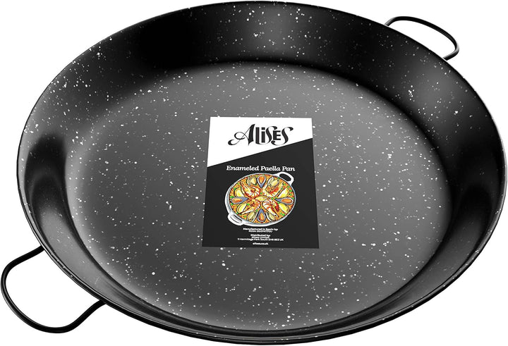 Alises - Paella-Pfanne aus emailliertem Kohlenstoffstahl (natürliche Antihaftbeschichtung) - Paella