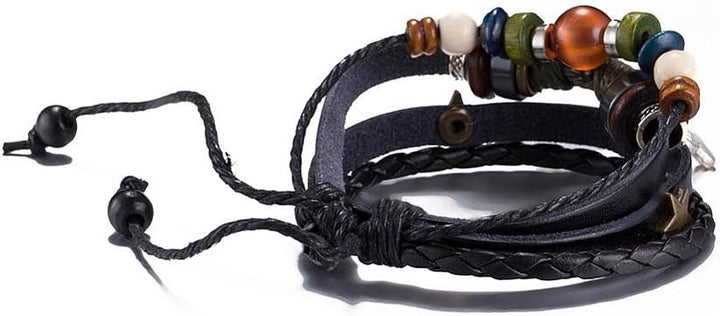 Miniblings Notenschlüssel Armband Anhänger Glücksarmband Violinschlüssel braun - Modeschmuck handmad