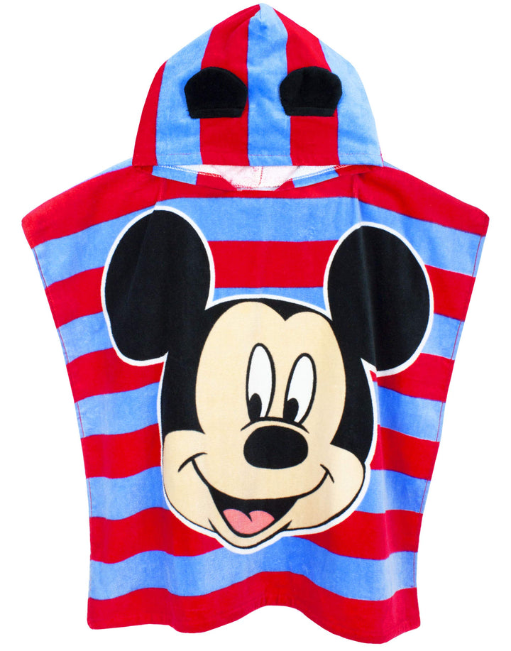 Disney Mickey Mouse Unisex Poncho Badetuch Kinder Mädchen Jungen