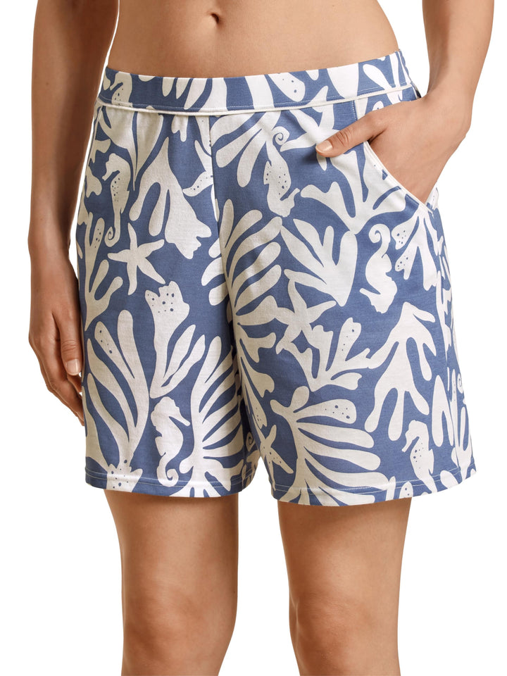 CALIDA Favourites Coast Shorts Damen 32-34 Marine Water Blue, 32-34 Marine Water Blue