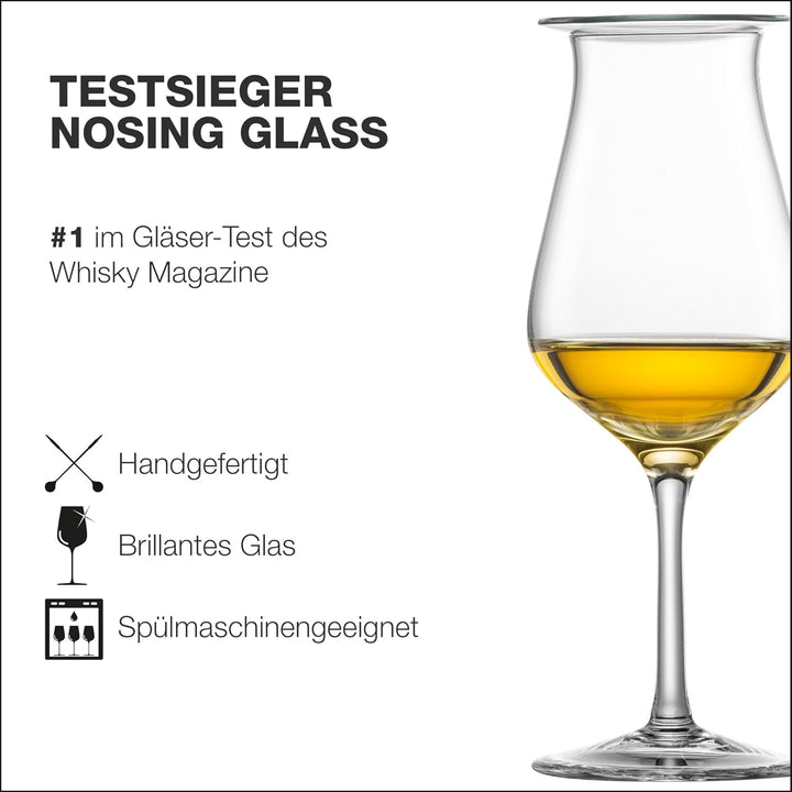 EISCH Malt Whisky Gläser JEUNESSE – Set aus 2 Whisky Gläsern mit AromaDeckel für eine optimale Arome
