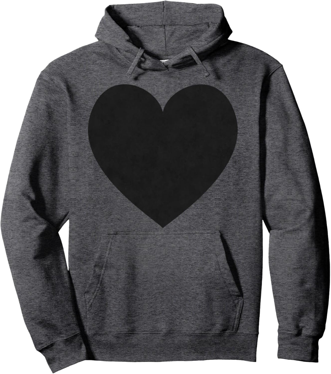 Schwarzes Herz Grunge Goth Gothic Ästhetik Pullover Hoodie