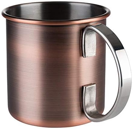 Buddy´s Bar - Moscow Mule Becher, 450 ml, hochwertiger Edelstahl-Becher, lebensmittelecht, Cocktail-