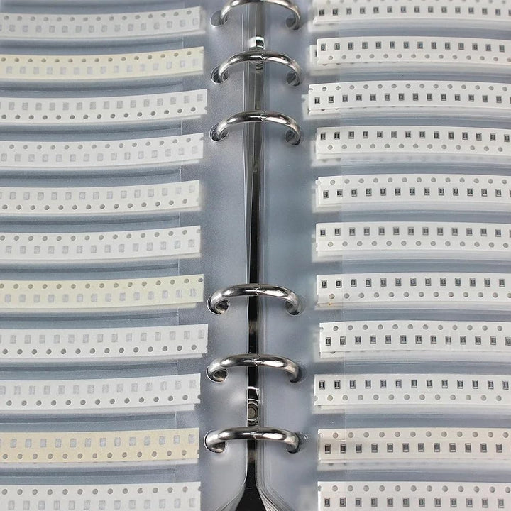 DollaTek 1% 0805 SMD Widerstand Sortierter Ordner (0 Ohm-10M Ohm) 170value x 50pcs = 8500pcs Beispie