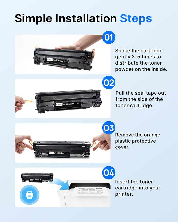 GPC IMAGE 85A CE285A Toner Schwarz Kompatibel für HP CE285A 85A Toner für HP Laserjet P1102W P1102 P