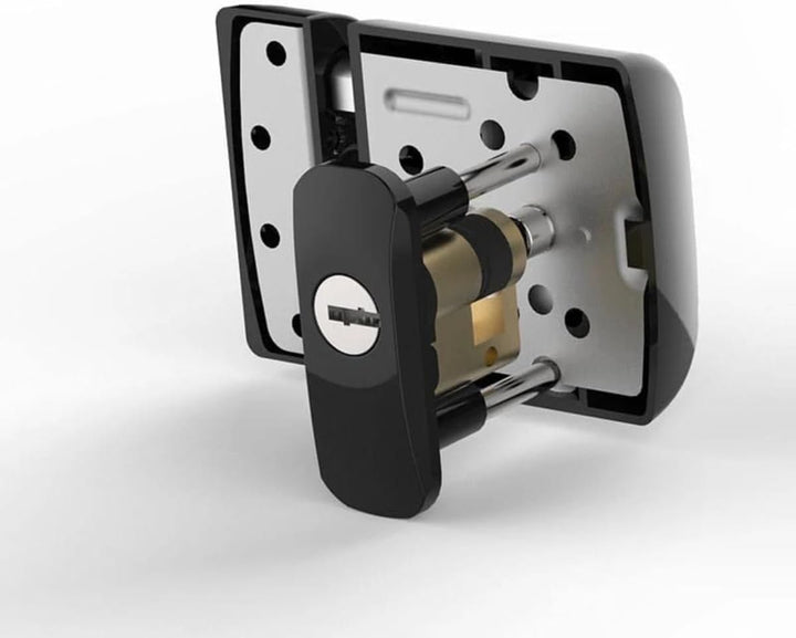 Lince Sicherheitsschloss SOBREPONER S7-Speziell für Türen aus Aluminium und PVC, Schwarz, 0