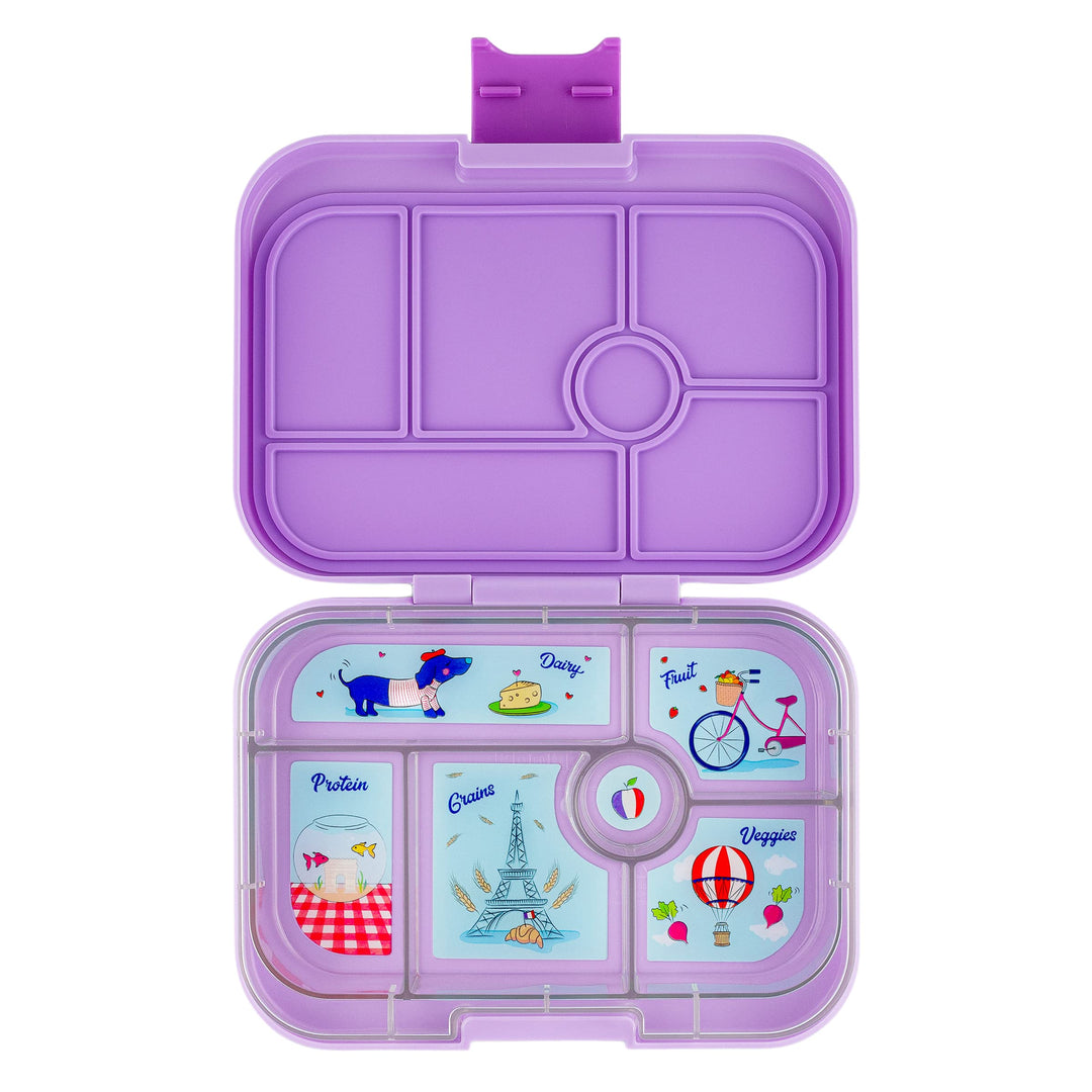 Yumbox Original M Lunchbox - Brotdose 6 Fächer, mittelgross | Bento Box für Kindergarten Kinder, Sch