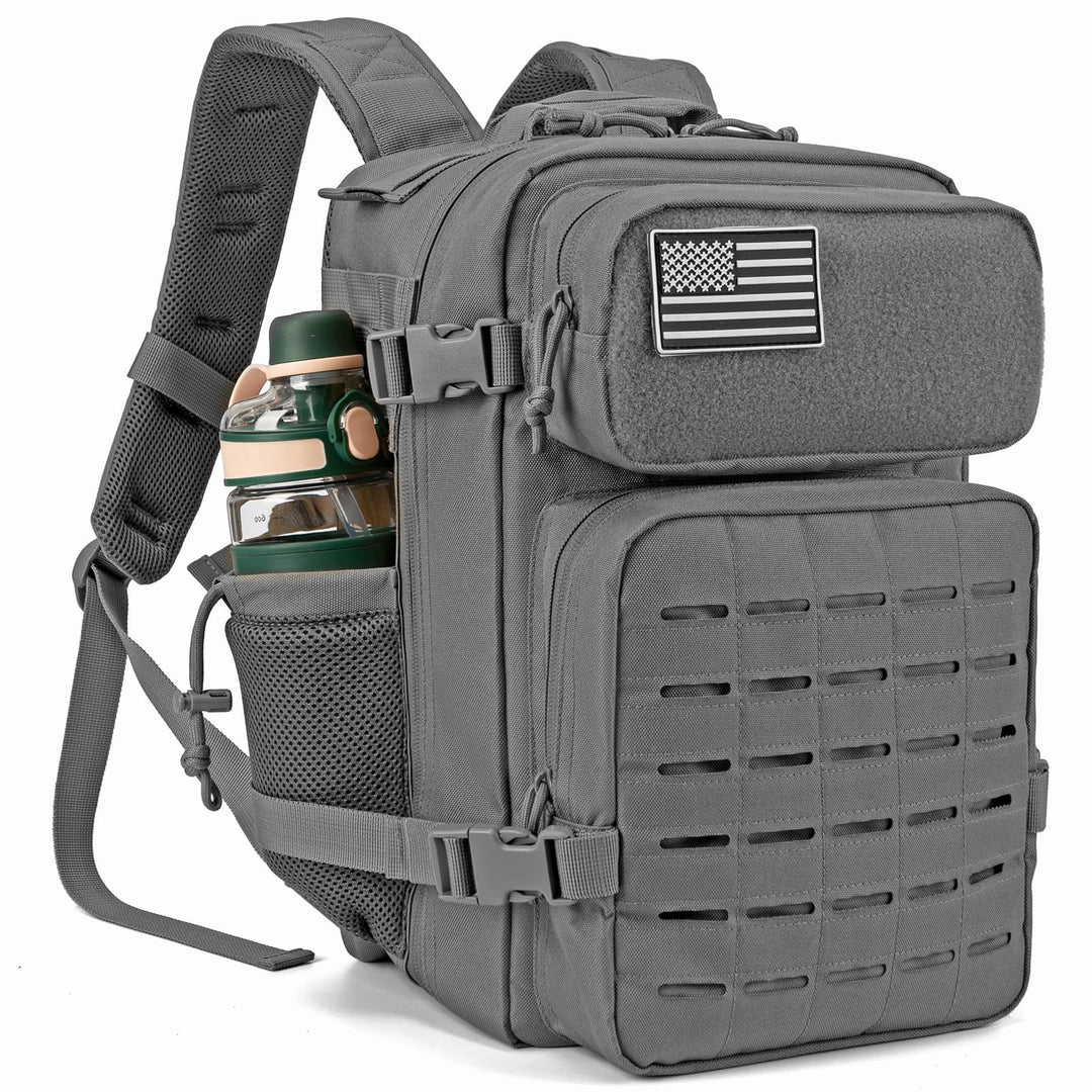 QT&amp;QY Taktischer MilitäR Rucksack Herren Gross 25l/35l/45L Bundeswehr Rucksack 3 Tage Molle Armee Ru