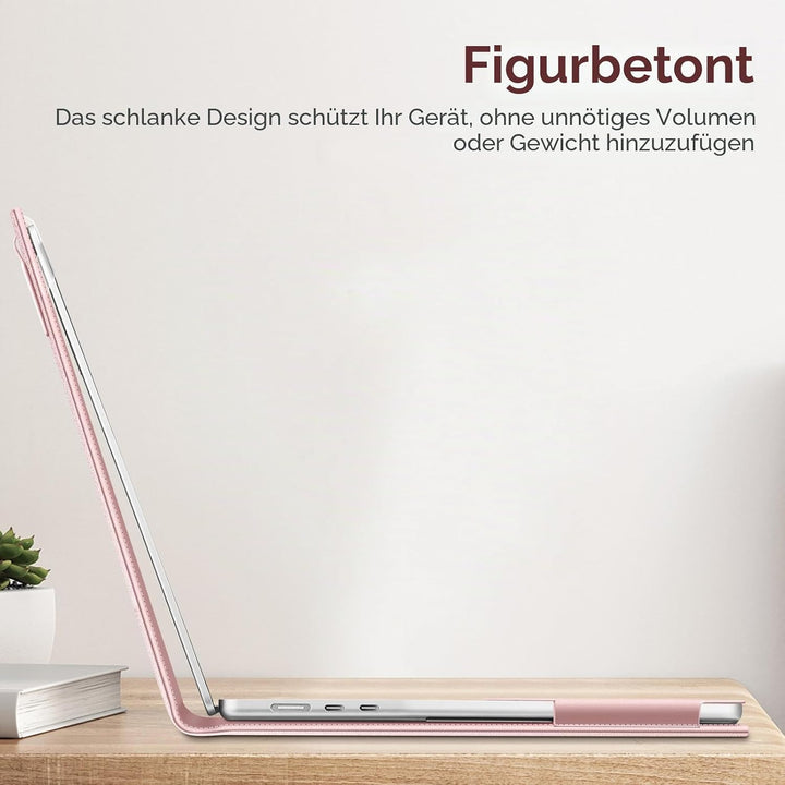 Fintie Hülle Kompatibel mit MacBook Air 15 M4 M3 M2 Chip (2025-2023) A3241 A3114 A2941, Hochwertiges