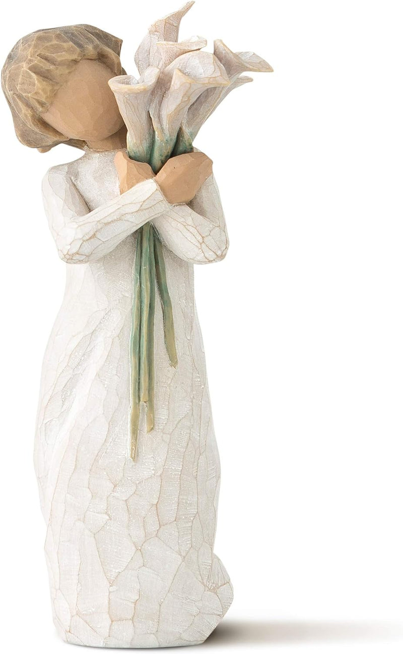 Enesco Willow Tree 26246 Figur Alles Gute, 3,8 x 3,8 x 14 cm, 5.5" Height, Natur schöne Wünsche (Bea