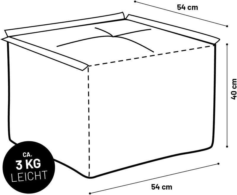 Lumaland Modular Sitzsack-Hocker - Cord-Reihe | Indoor Sitzsack mit Softer Struktur, ideal Sofa Modu