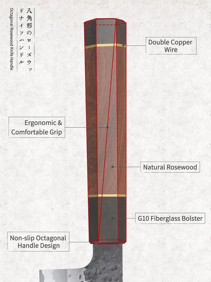 HOSHANHO Kochmesser Küchenmesser, Profi Messer Japanisches Gyuto Kochmesser aus Hochkohlenstoff Stah