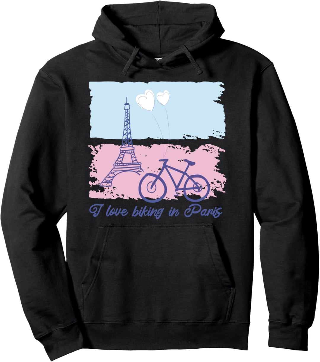 Paris Eiffelturm Vintage Frankreich Souvenir Geschenk Pullover Hoodie