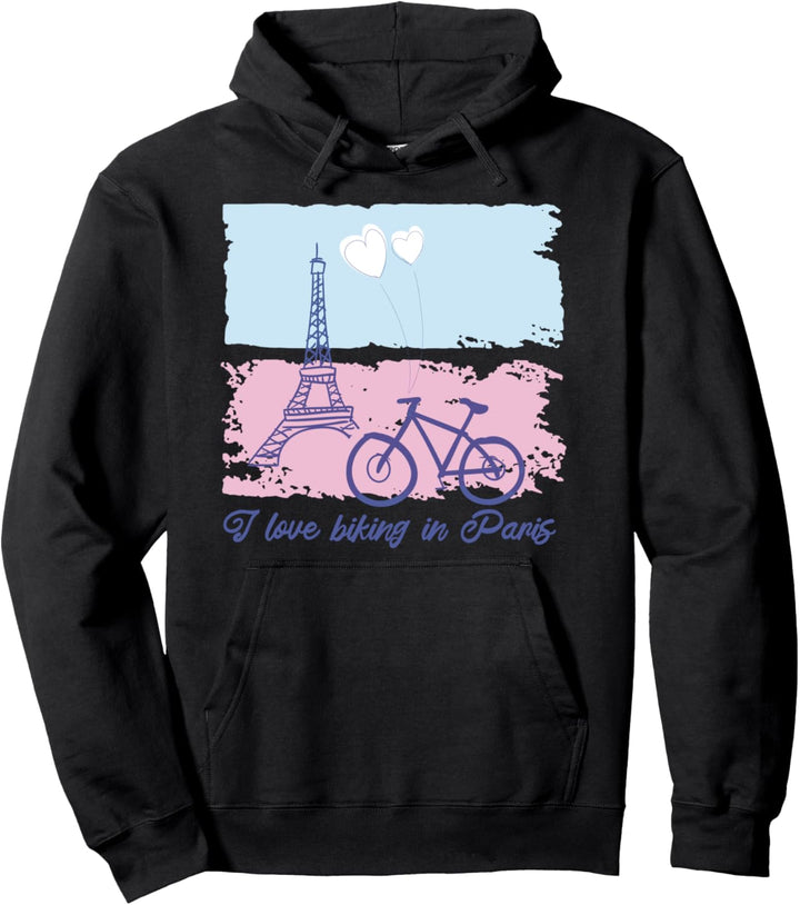 Paris Eiffelturm Vintage Frankreich Souvenir Geschenk Pullover Hoodie