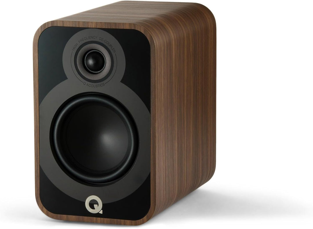 Q Acoustics 5020 Bücherregal-Lautsprecher Santos Palisander – 12,7 cm Mittel-/Bass-Treiber, 2,5 cm H