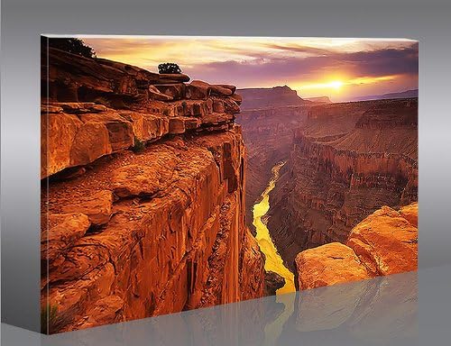 islandburner Bild Bilder auf Leinwand Grand Canyon 1p XXL Poster Leinwandbild Wandbild Dekoartikel W