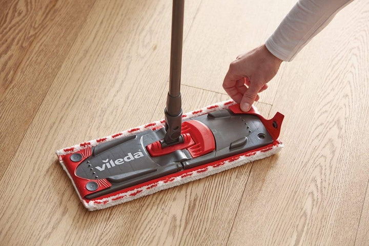 Vileda ULTRAMAX 2in1 Komplett-Set, Bodenwischer-Set mit Eimer, Flachwischer und Microfaser- Wischbez