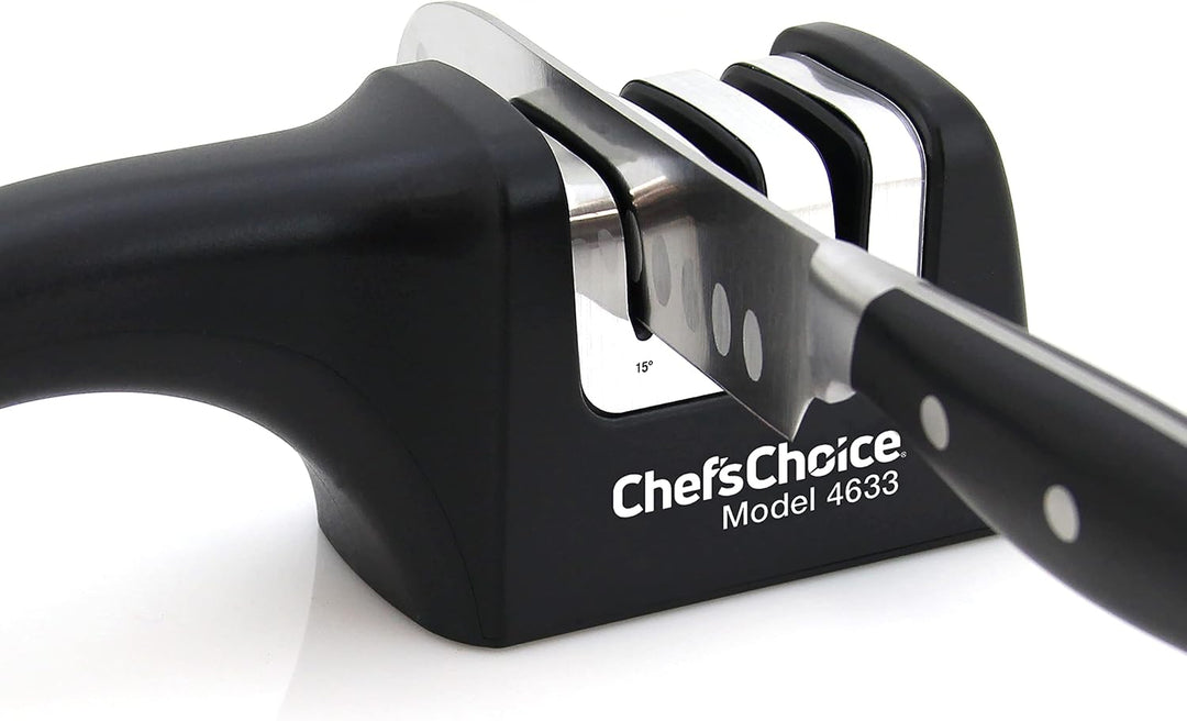 Chef'sChoice AngleSelect Diamant Hone Professioneller manueller Messerschärfer für gerade und gezack