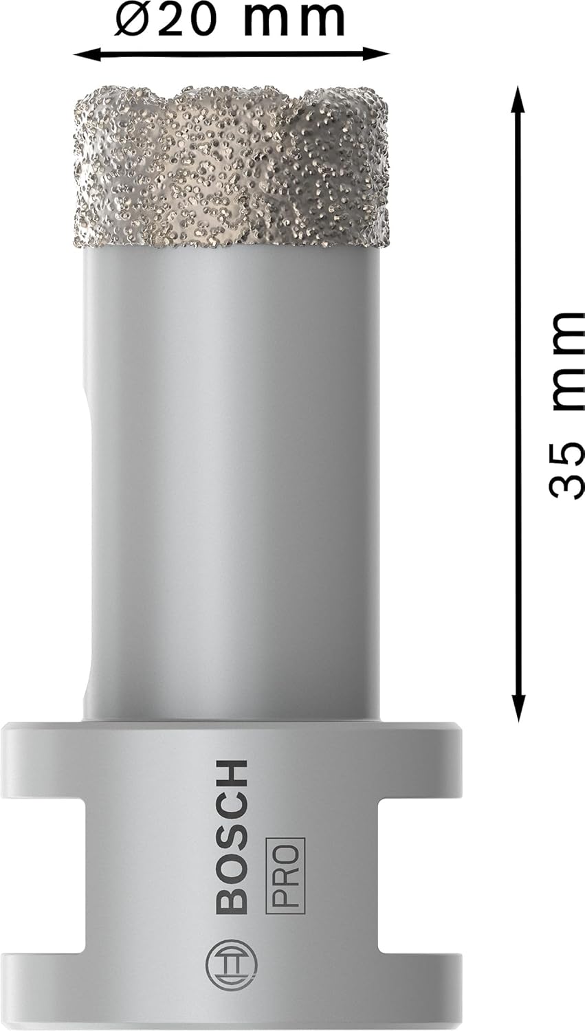 Bosch Accessories Bosch Professional 1x Diamanttrockenbohrer Dry Speed Best for Ceramic (für Trocken